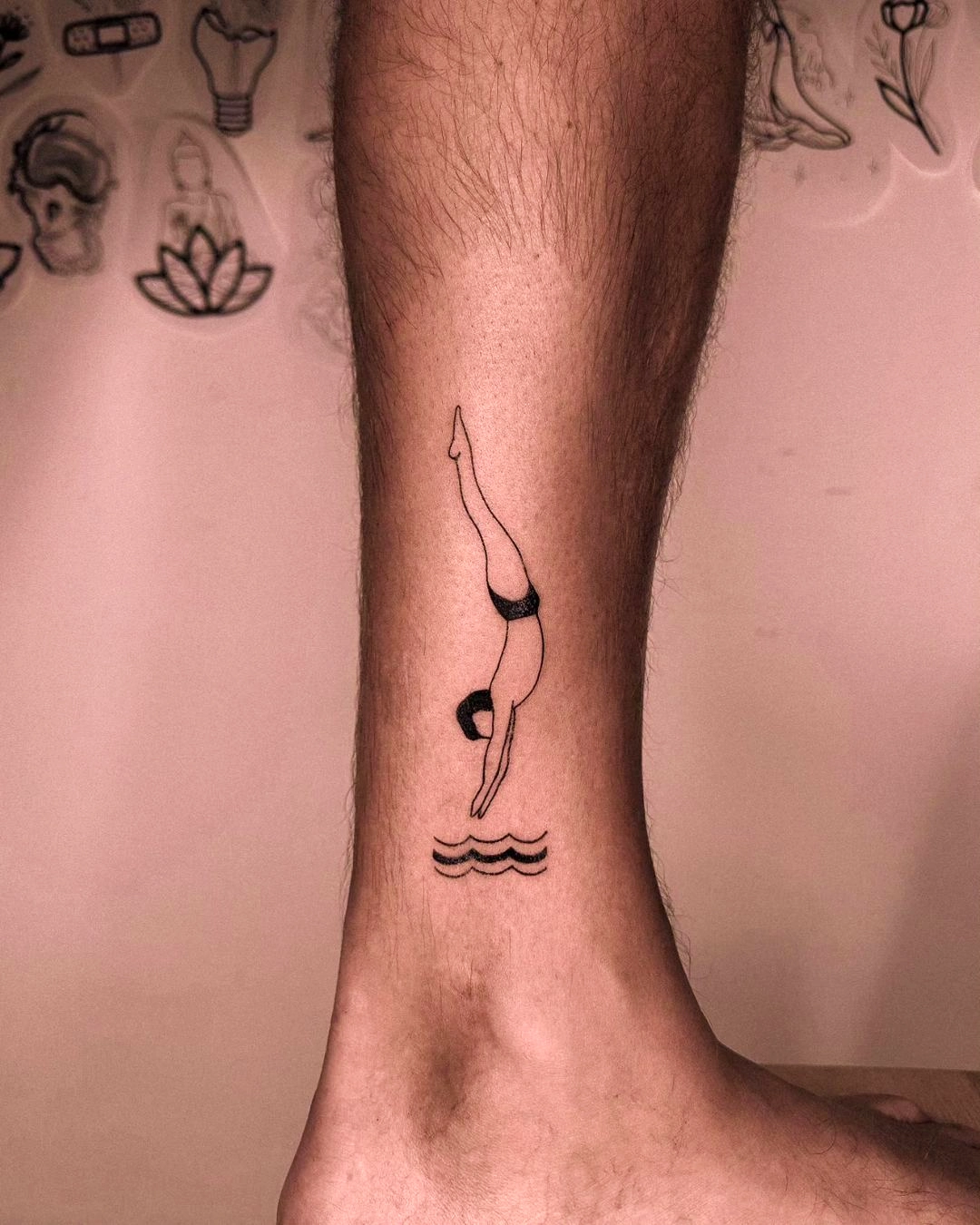 Diver Serenity Symbol Tattoo