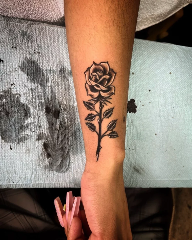 Eternal Bloom Rose Tattoo