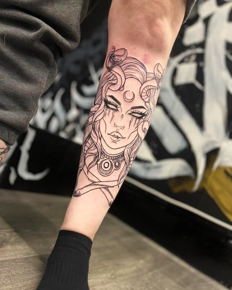 Medusa Enchantment Stare Tattoo