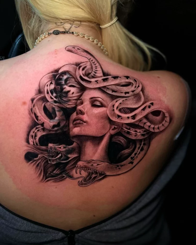 Medusa Serpentine Elegance Tattoo