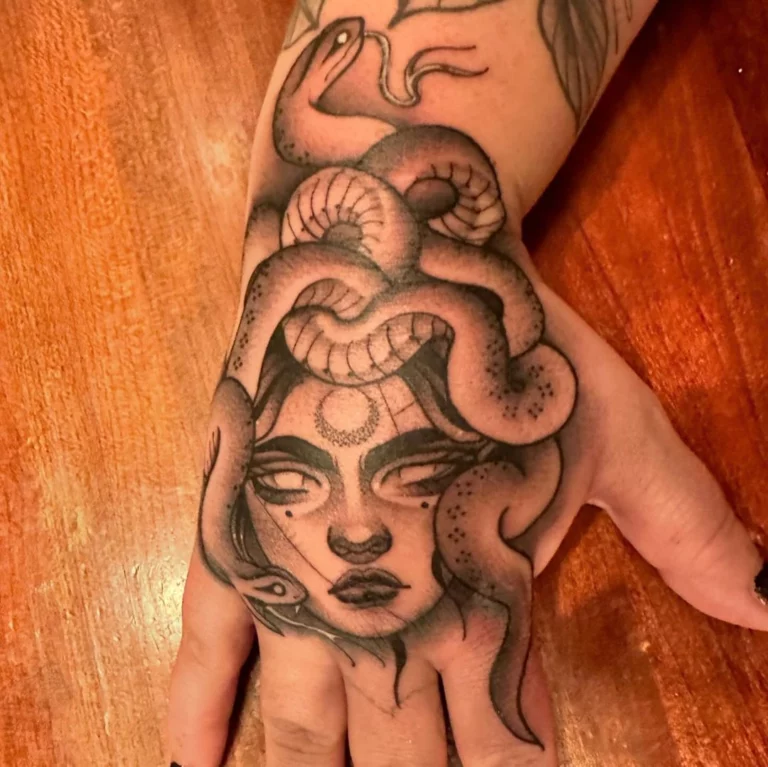 Medusa Serpentine Femininity Tattoo
