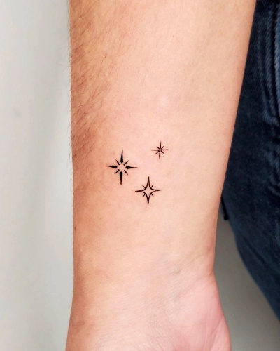 Mini Constellation Guiding Stars Tattoo