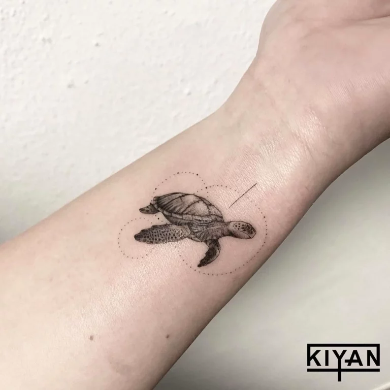 Sea Turtle Journey Tattoo