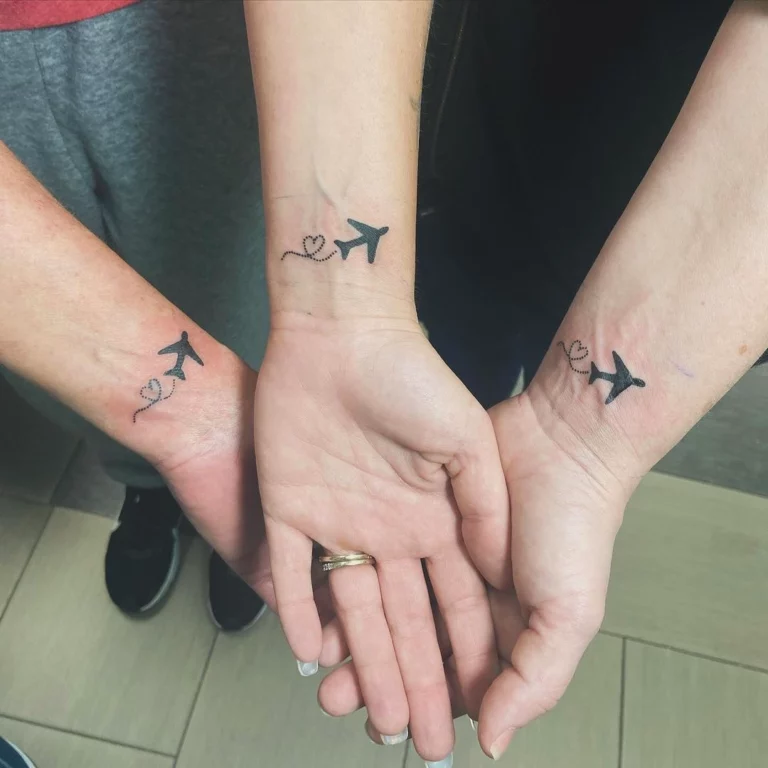 Soaring Planes Comma Tattoo