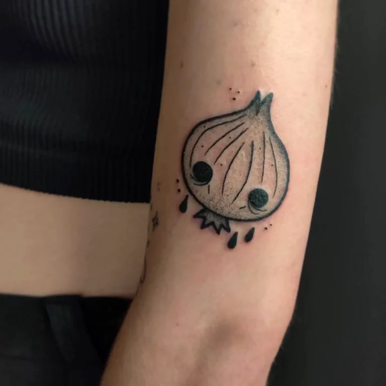 Weeping Garlic Strength Tattoo